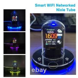 1-5Pcs Smart WIFI Networked Nixie Tube Alarm Clock Desktop Décor Christmas Gift