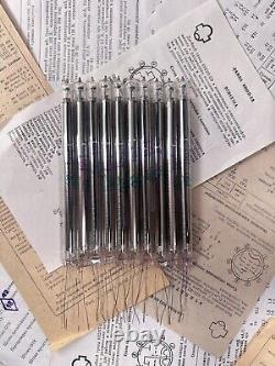 10 x IN-9 IN9 Nixie tubes bargraph Indicator linear signal meter bar NOS