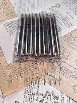 10 x IN-9 IN9 Nixie tubes bargraph Indicator linear signal meter bar NOS