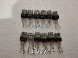 12x IN-17 Vintage Nixie Tubes for clock / New / Tested