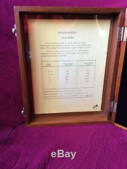 4 Tube Nixie Clock Within Recycled Vintage Volt Meter