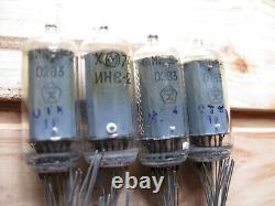 4pcs IN-8 tube nixie lot of 4