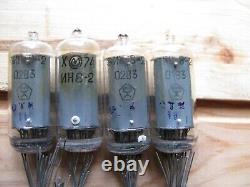 4pcs IN-8 tube nixie lot of 4