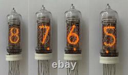 4x IN-14 Nixie Tube Unused USSR Tested OTK marking indicator for DIY clock NOS