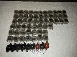 55x IN-12A, IN-12B Vintage Nixie Tubes for clock + Sockets / Used / Tested