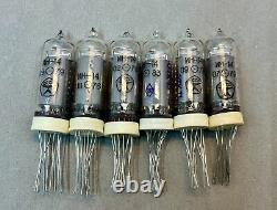 6 Pcs In-14 New Nixie Tested Tubes For Clock Gazotron Vacuum Tube