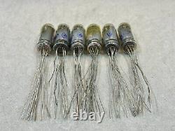 6 Pcs In-8-2 New Tested Nixie Vacuum Tube For Clock Ussr