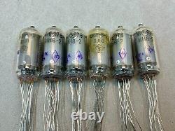 6 Pcs In-8-2 New Tested Nixie Vacuum Tube For Clock Ussr