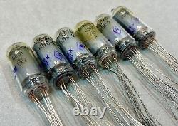 6 Pcs In-8-2 New Tested Nixie Vacuum Tube For Clock Ussr