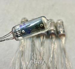 6 Pcs In-8-2 New Tested Nixie Vacuum Tube For Clock Ussr