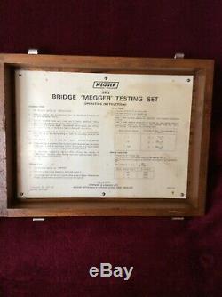 6 Tube Nixie Clock within Bridge Megger Testing set