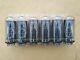 6 Pcs In-18 Nixie Clock Tubes Nos Soviet Union, Ussr Same Date New