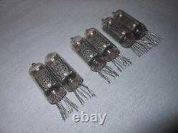 6 pcs IN-8-2 /? -8-2 Nixie tubes for clock. Used, tested, right Nr. 5