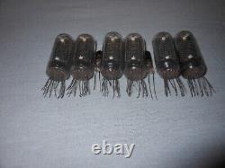 6 pcs IN-8-2 /? -8-2 Nixie tubes for clock. Used, tested, right Nr5 + 2 dots