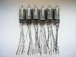 6 pcs IN-8-2 IN8-2 Nixie Tubes for clock NEW NOS OTK Made in USSR 100% TESTED