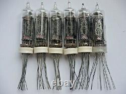 6 pcs or more IN-16 IN16 Nixie Tubes for clock NEW NOS 100% Tested each digit