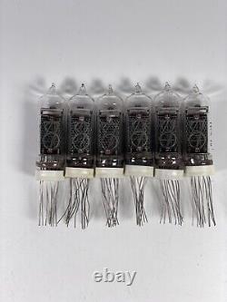 6 x IN-14 IN14 Nixie tubes Lot of 6pcs NOS TESTED