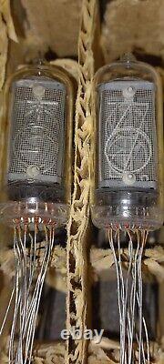 6 x IN-8-2 Nixie Tubes Fine Grid