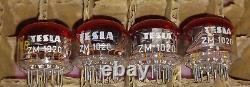 6 x TESLA ZM 1020 Nixie Tubes