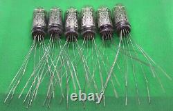 6x IN-8-2 NIXIE Russian TUBES for CLOCK NOS TESTED (IN8-2 as IN-14)