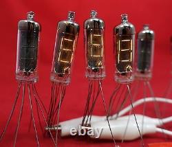 6x IV-9 NUMITRON filament nixie tubes USSR filament DIY clock indicators NOS