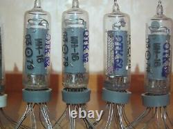 6x NEW NOS IN-16 NIXIE TUBES for CLOCK (LONG PINS, from 70-90-s) TESTED 100%