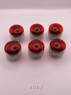 6x Telefunken ZM1020 nixie tubes round tubes, good working for nixie clock