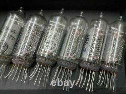 8pcs IN-14 Nixie Tubes Set for Clock Used Tested