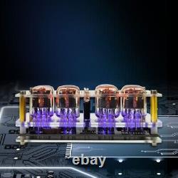 Acrylic IN12 Glow Tube Nixie Clock 225 Colors Light Display USB Powered