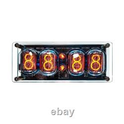 Acrylic IN12 Glow Tube Nixie Clock 225 Colors Light Display USB Powered