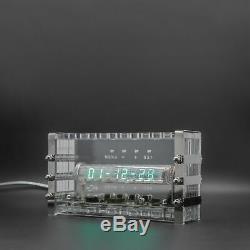 Adafruit Ice Tube IV-18 VFD Nixie Desk Clock Assembled Tested Steampunk Theme