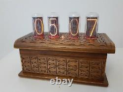 Artisan by Monjibox Nixie clock with IN18 largest Russian tubes