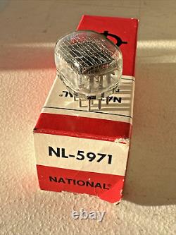 B5971 B-5971 Alphanumeric Nixie Tube Mod-SIX Clock National NL-5971 New Box