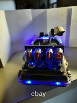 Back to the Future De Lorean Nixie Clock Neon tubes On Steroids 115 scale huge