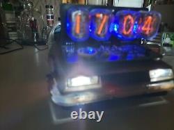 Back to the Future De Lorean Nixie Clock Neon tubes On Steroids 115 scale huge