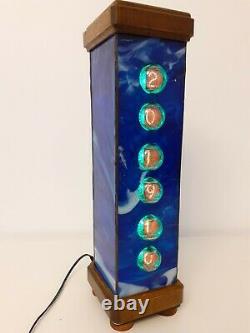 Blue London Nixie clock with Z560M tubes by Monjibox Nixie