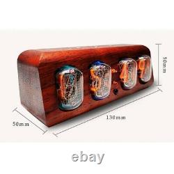 Bluetooth IN12 Glow Tube Clock Nixie Clock 4-Digit Alarm Clock with Touch Buttons