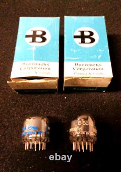 Burroughs Nixie Tubes B 5032 (4) 2 Boxed