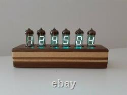 Cake model IV11 VFD blue tubes Alarm Clock by Monjibox Nixie
