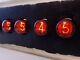 Carbonized Wood In Resin Nixie Clock With Nos Z560m German Tubes