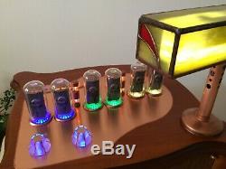 Clarissa design by Monjibox Nixie Clock IN18 tubes GN4 thermometer hygrometer
