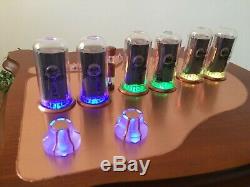 Clarissa design by Monjibox Nixie Clock IN18 tubes GN4 thermometer hygrometer