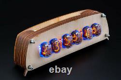 Clean Plywood Case for IN-12 Nixie Tubes Clock GRA&AFCH