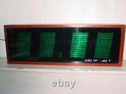 Clock Wall Clock Elektronika 7 Nixie VFD Tube Ussr Vintage Digital Wall Big L