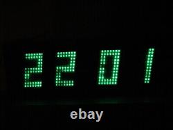 Clock Wall Clock Elektronika 7 Nixie VFD Tube Ussr Vintage Digital Wall Big L