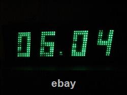 Clock Wall Clock Elektronika 7 Nixie VFD Tube Ussr Vintage Digital Wall Big L