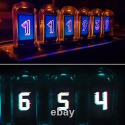 Cool Tech Gadgets Small Digital Nixie Tube Clock Kit for Vintage Decor