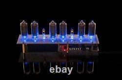 DIY KIT IN-8-2 Nixie Tubes Clock PCBs+All Parts Slot Machine 12/24H WITH TUBES