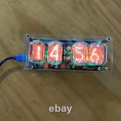 DIY Nixie Tube Pcba Kit Digital Clock RGB Backlight Assembled Beautiful Gift