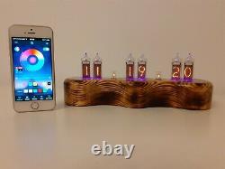 Dacian Nixie Clock Uhr IN14 tubes RGB LEDs by Monjibox